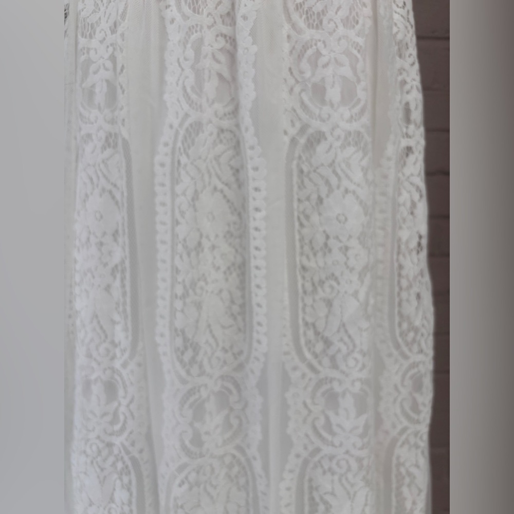 White Lace Dress - Picture 8 of 16